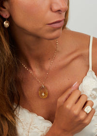 Bague Varda n°1 en or jaune et argent avec diamant - Diamant
