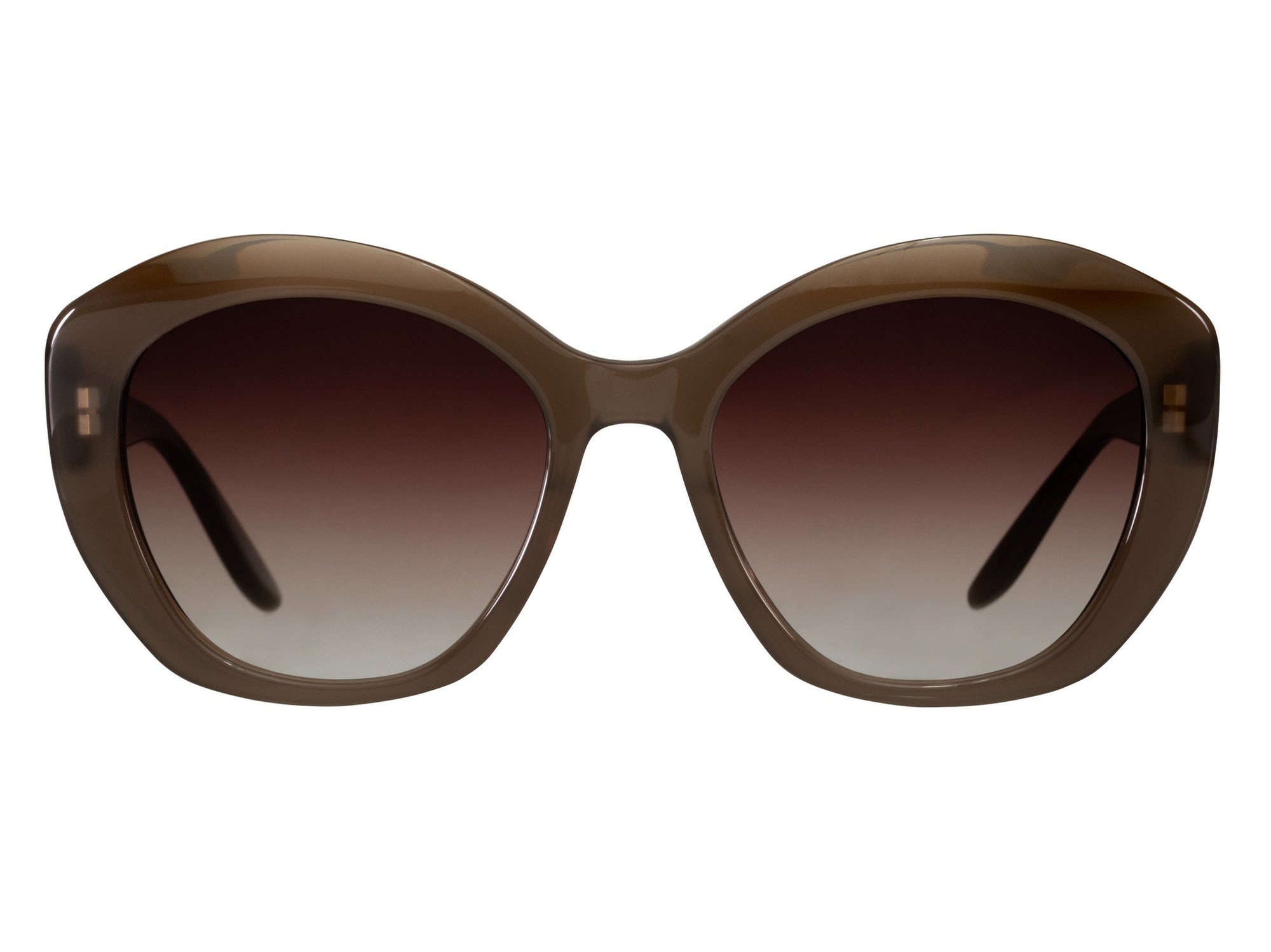 Sunglasses Galilea - Shiny Dark Brown & Gradient Brown