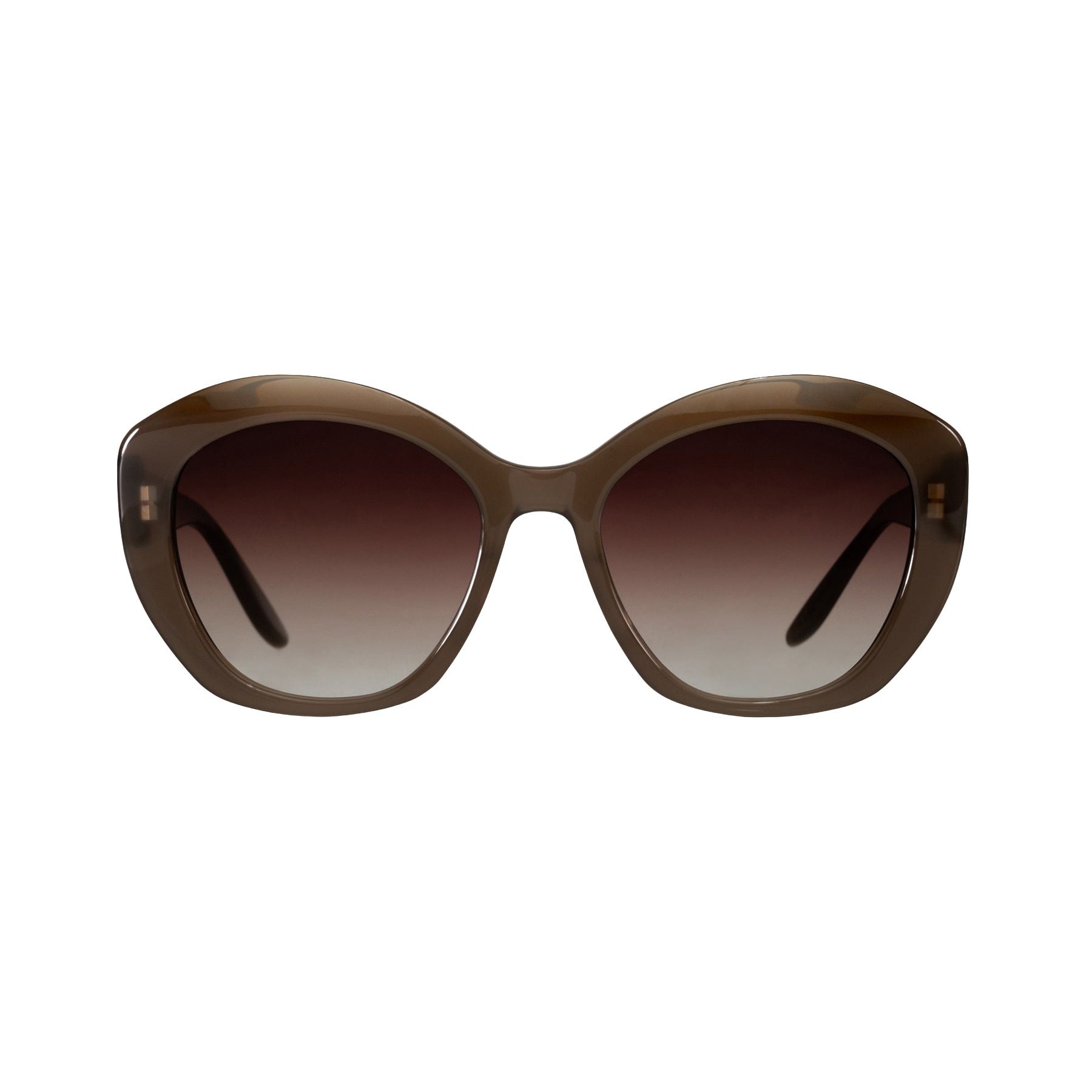 Lunettes de soleil Galilea - Shiny Dark Brown & Gradient Brown