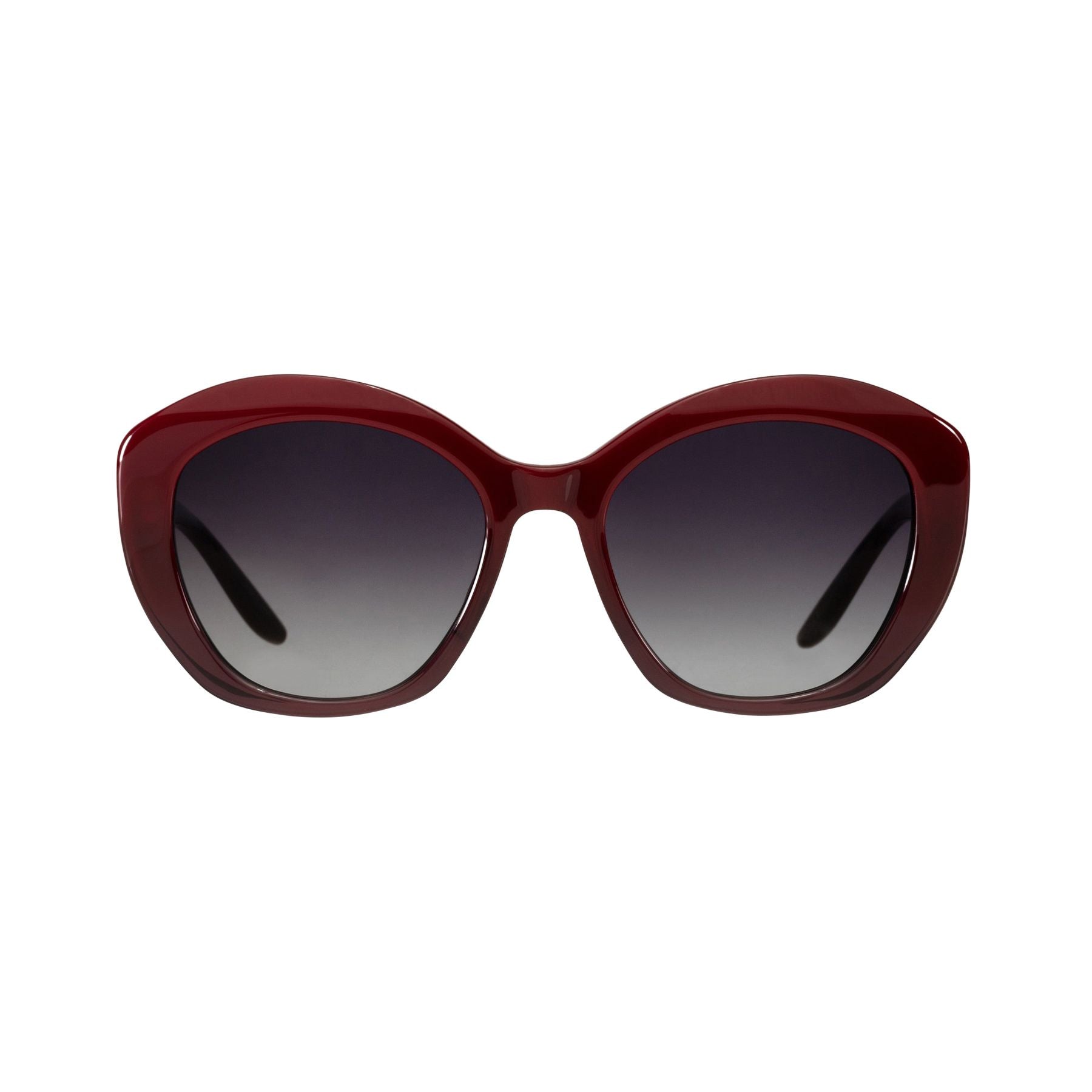 Lunettes de soleil Galilea - Shiny Bordeaux & Gradient Smoke