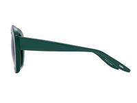 Sunglasses Galilea - Shiny Dark Green & Gradient Brown
