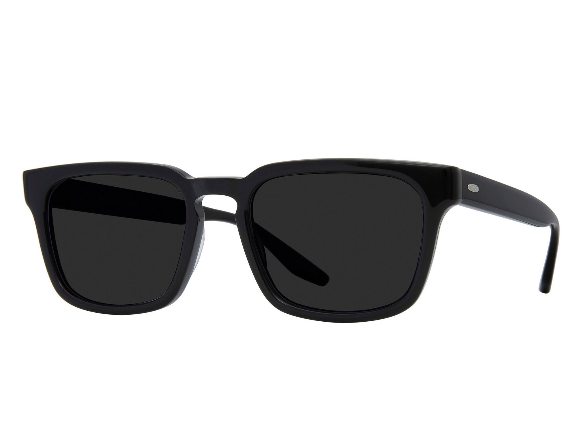 Sunglasses Hamilton - Shiny Black  & Smoke Polarized