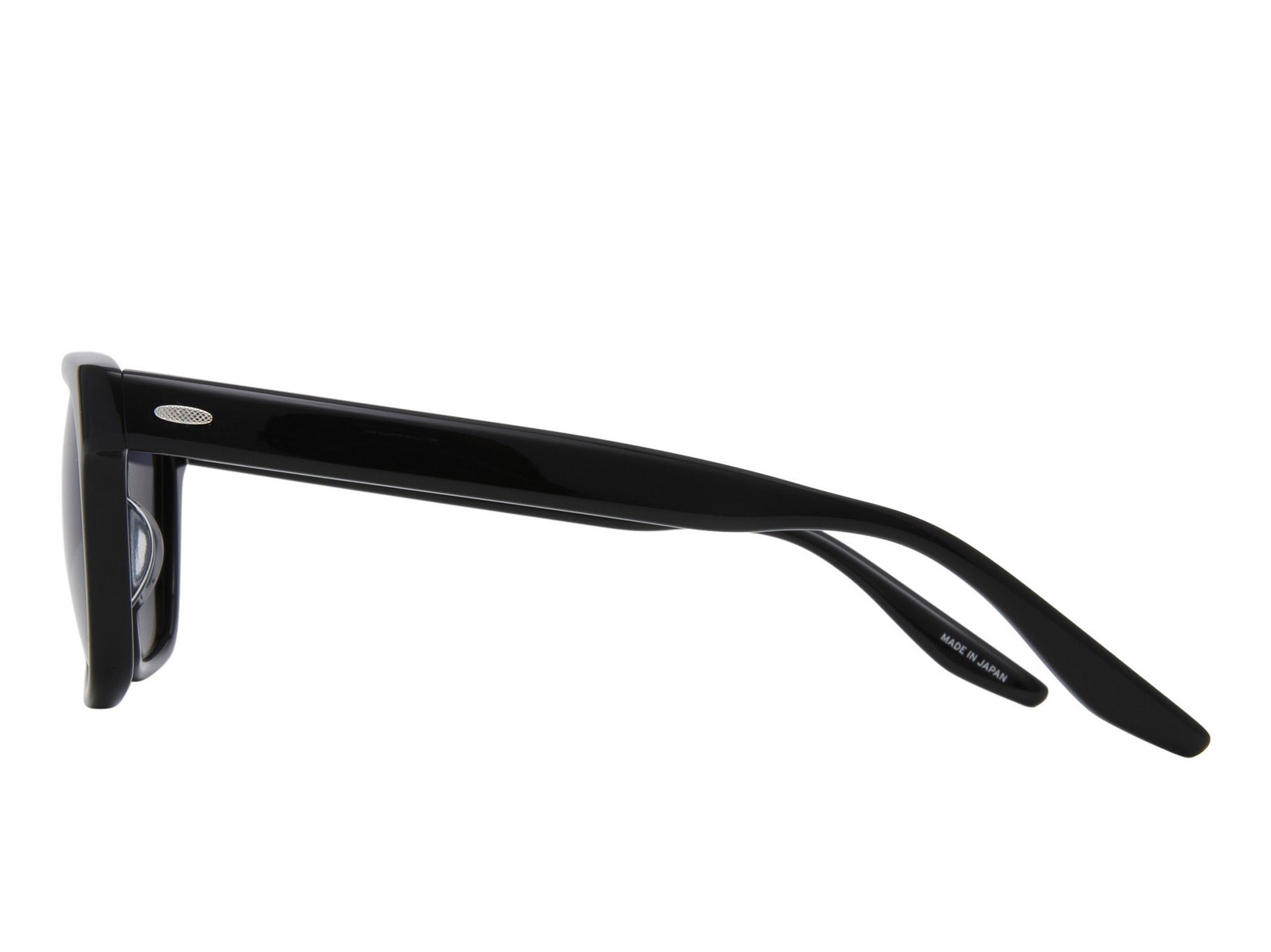 Sunglasses Hamilton - Shiny Black  & Smoke Polarized
