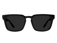 Sunglasses Hamilton - Shiny Black  & Smoke Polarized