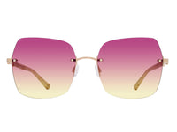 Sunglasses Angie - Shiny Endura Gold & Gradient Bordeaux
