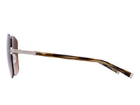 Sunglasses Gloria - Shiny Palladium & Gradient Brown