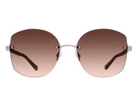 Sunglasses Gloria - Shiny Palladium & Gradient Brown