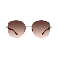 Lunettes de soleil Gloria - Shiny Palladium & Gradient Brown