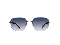 Sunglasses Quinn - Matte Light Ruthenium & Gradient Blue