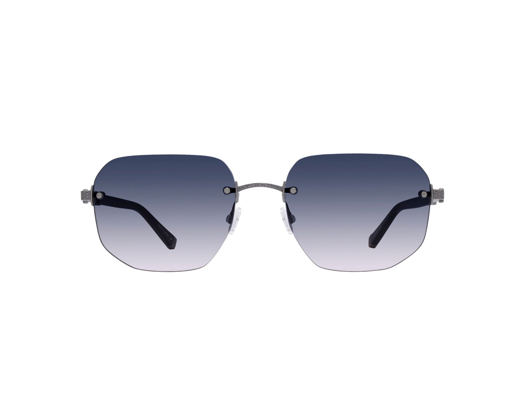 Sunglasses Quinn - Matte Light Ruthenium & Gradient Blue
