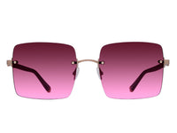 Sunglasses Roxanne - Shiny Rose Gold & Gradient Bordeaux