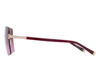 Sunglasses Roxanne - Shiny Rose Gold & Gradient Bordeaux