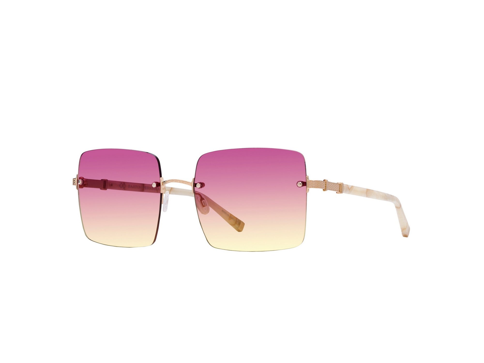 Sunglasses Roxanne - Shiny Endura Gold & Gradient Bordeaux