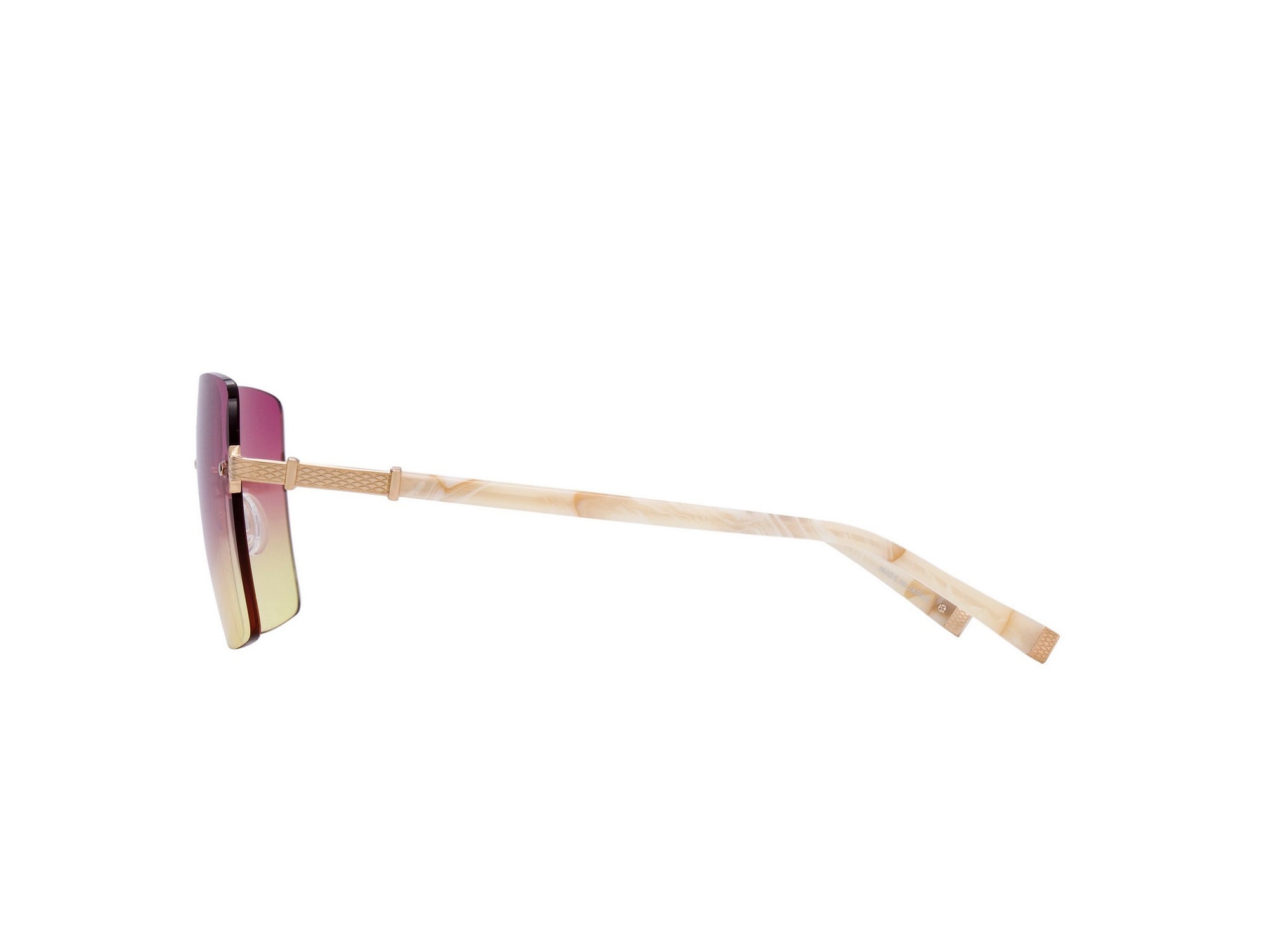 Sunglasses Roxanne - Shiny Endura Gold & Gradient Bordeaux