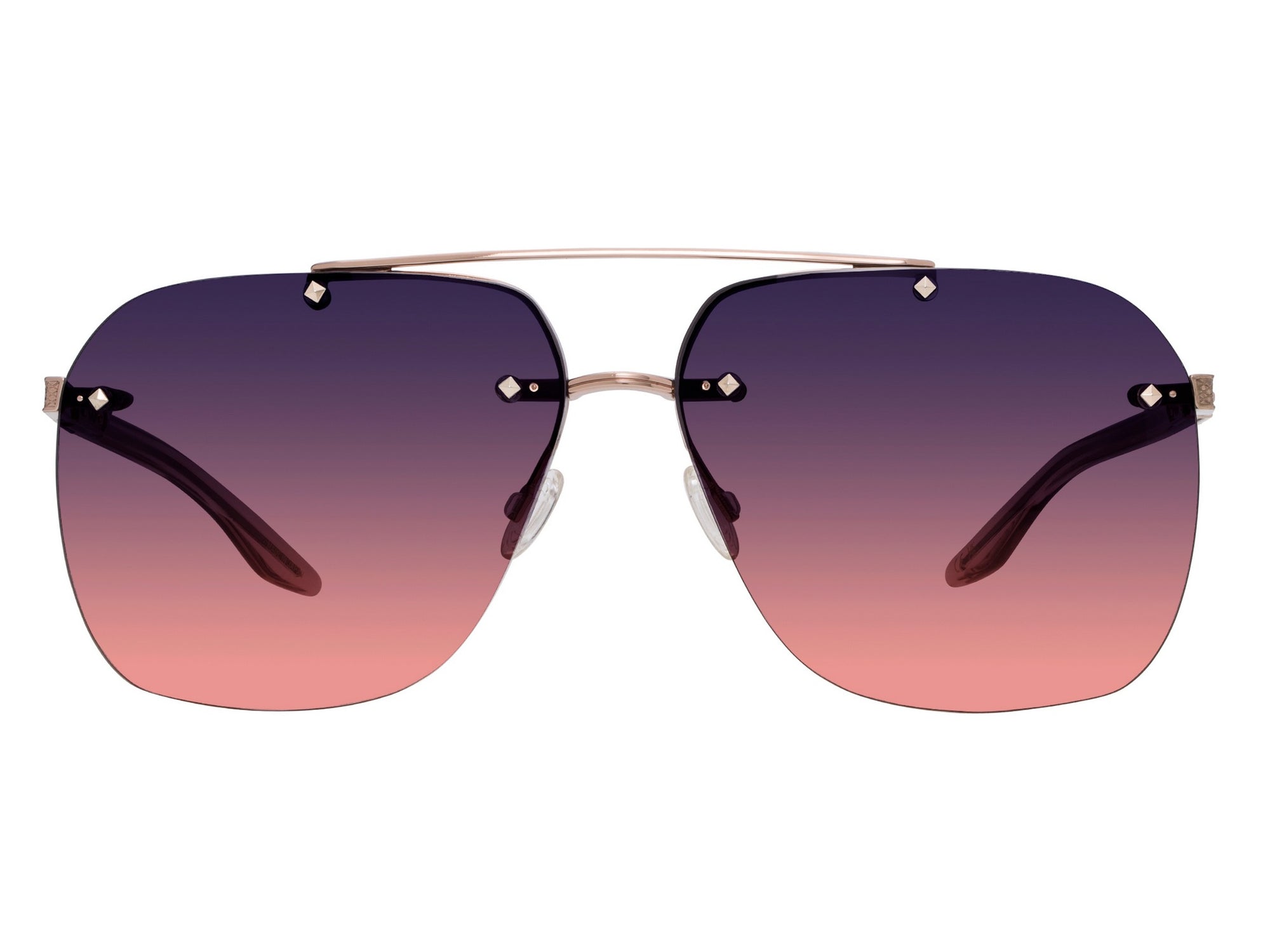 Sunglasses Daniel - Shiny Rose Gold & Gradient