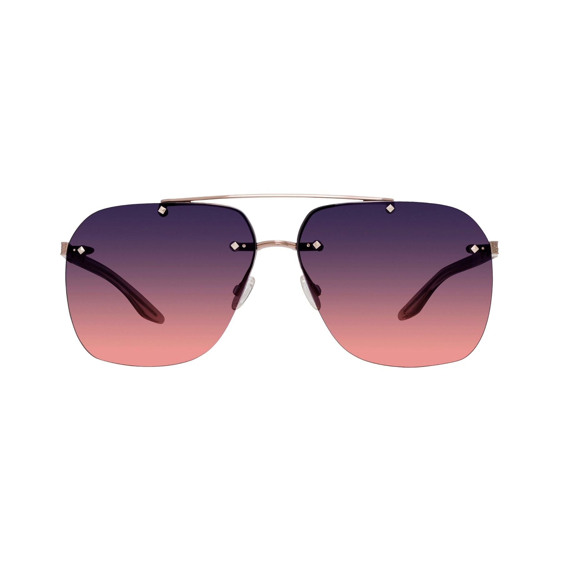 Lunettes de soleil Daniel - Shiny Rose Gold & Gradient