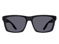 Sunglasses Walker - Shiny Black  & Smoke Polarized