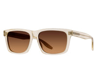 Sunglasses Walker - Shiny Beige & Brown Polarized