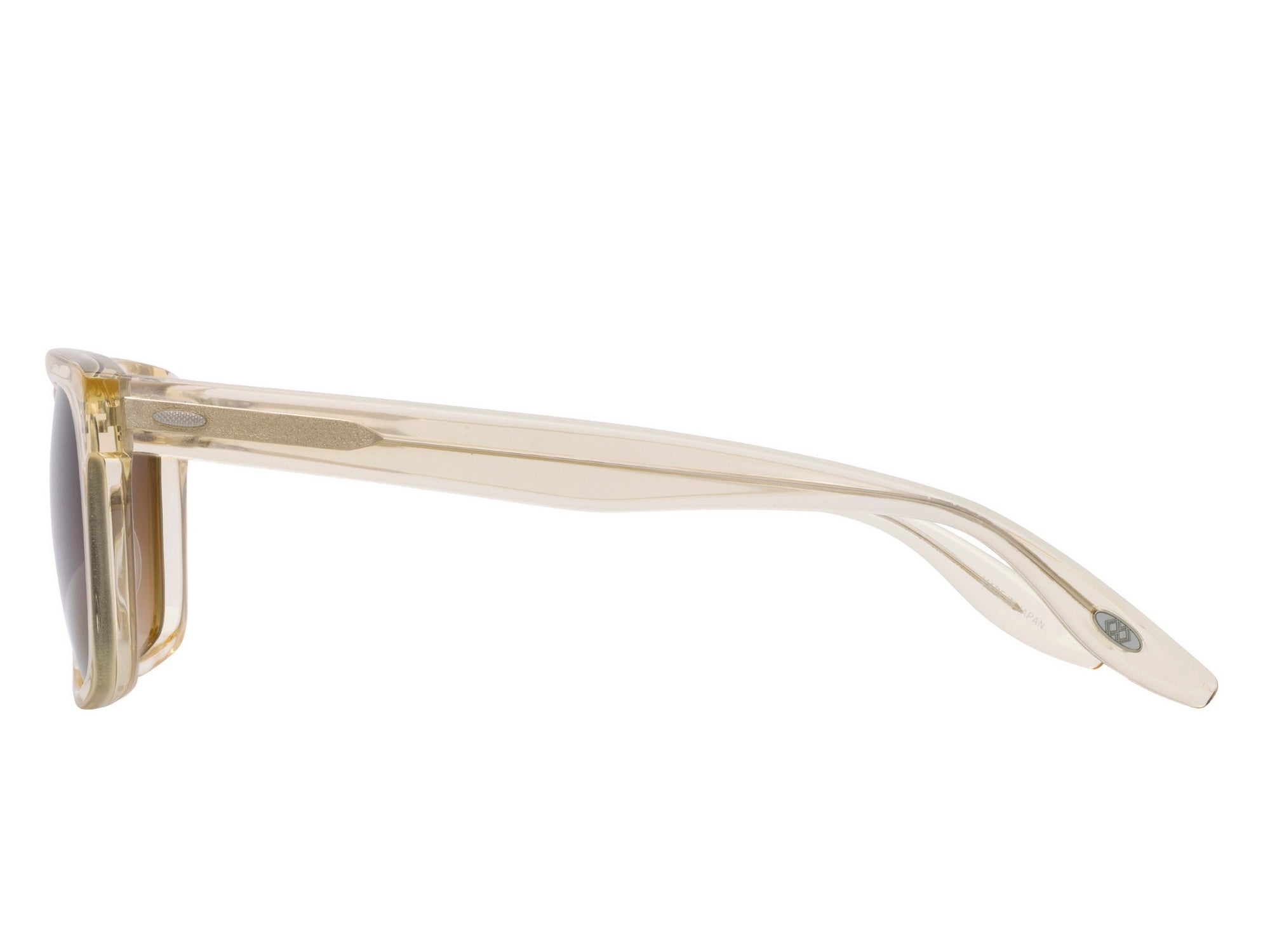 Sunglasses Walker - Shiny Beige & Brown Polarized