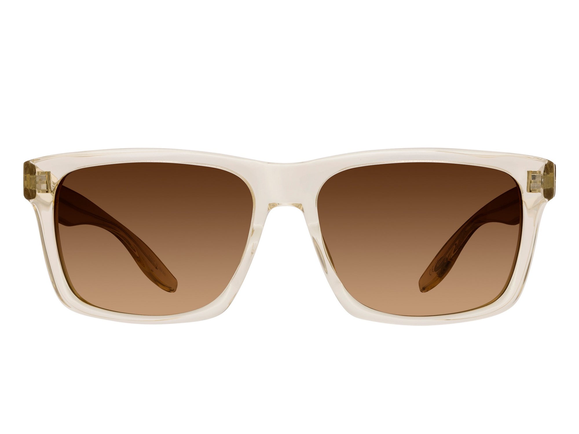 Sunglasses Walker - Shiny Beige & Brown Polarized