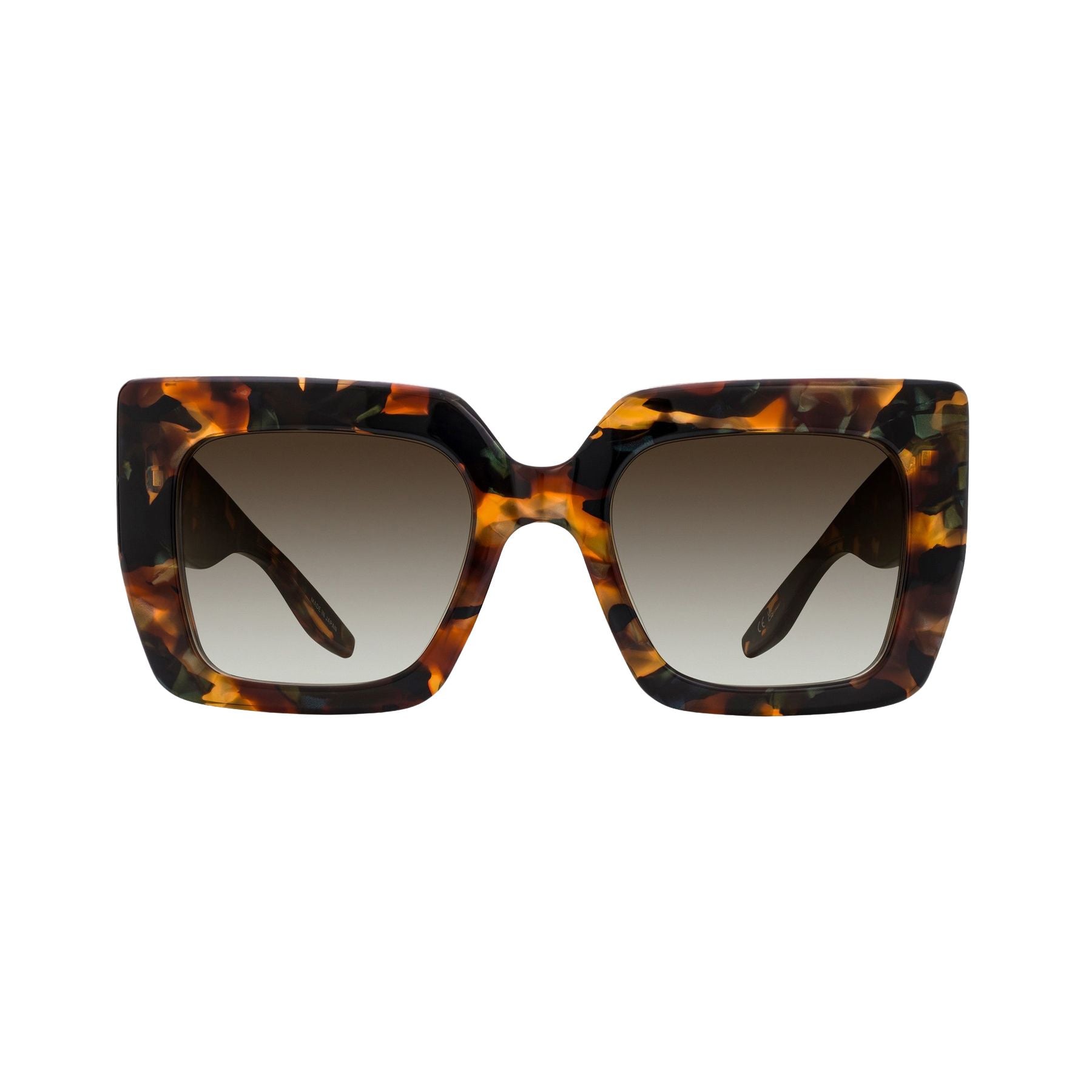 Lunettes de soleil Wailua - Dark Havana & Gradient Green