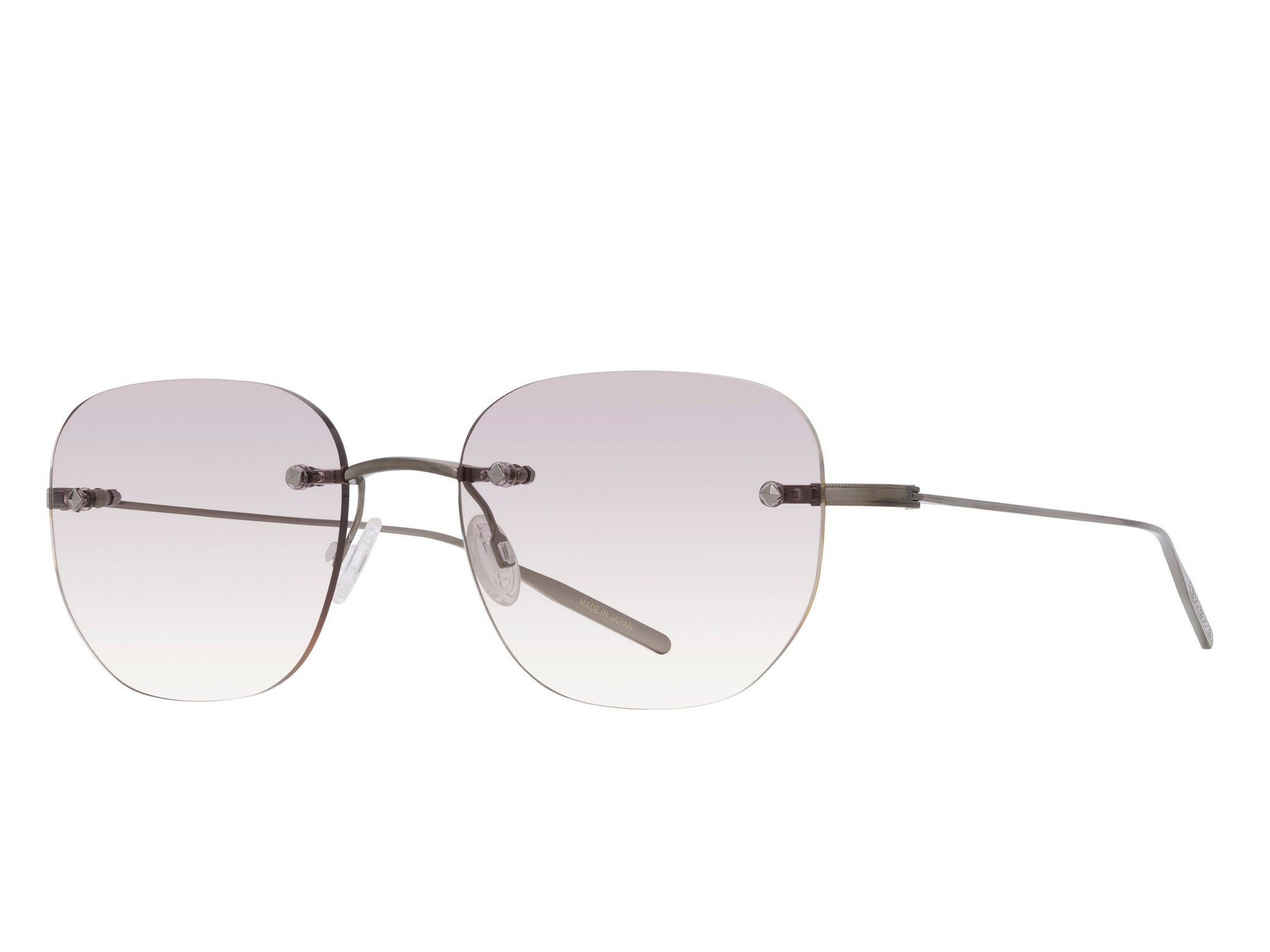 Sunglasses Tyrone - Shiny Light Ruthenium & Smoke