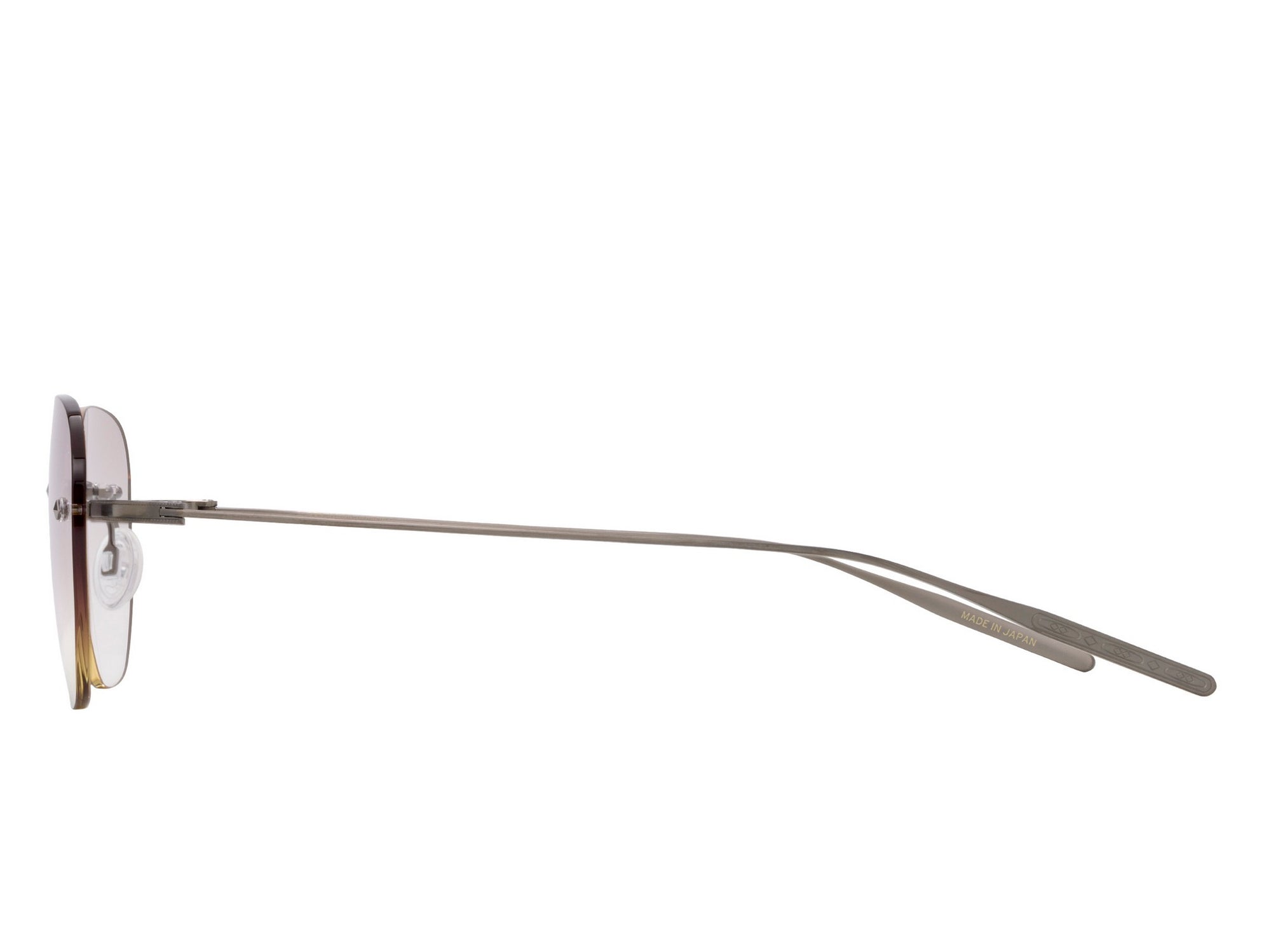Sunglasses Tyrone - Shiny Light Ruthenium & Smoke