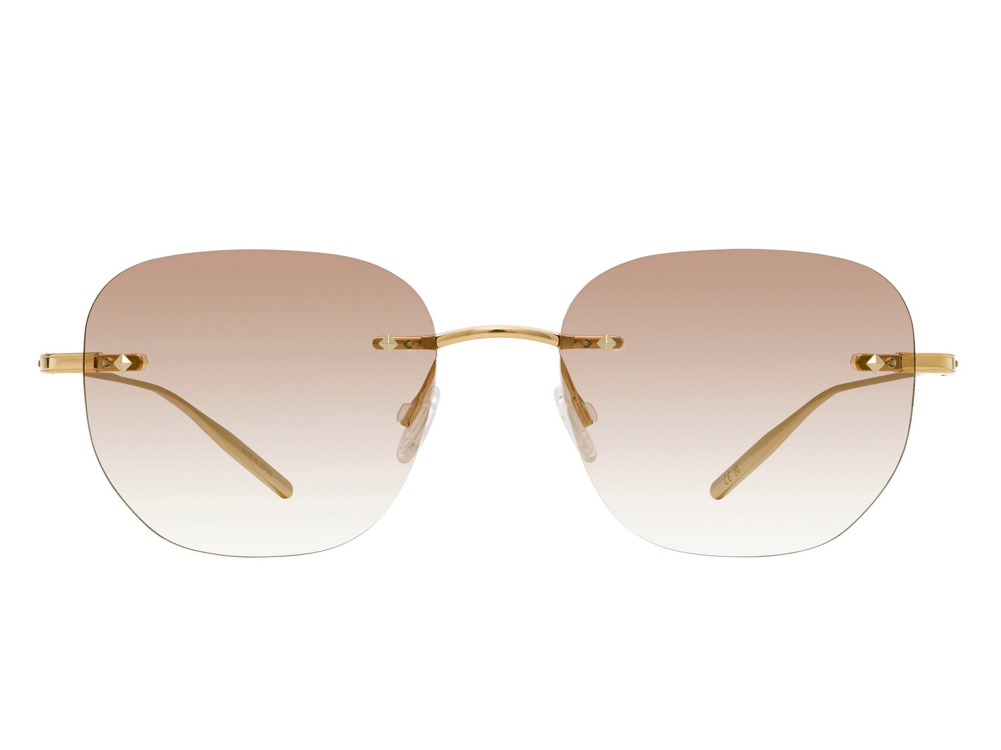 Sunglasses Tyrone - Shiny Endura Gold & Brown