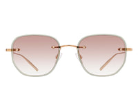 Sunglasses Tyrone - Shiny Dark Green & Brown