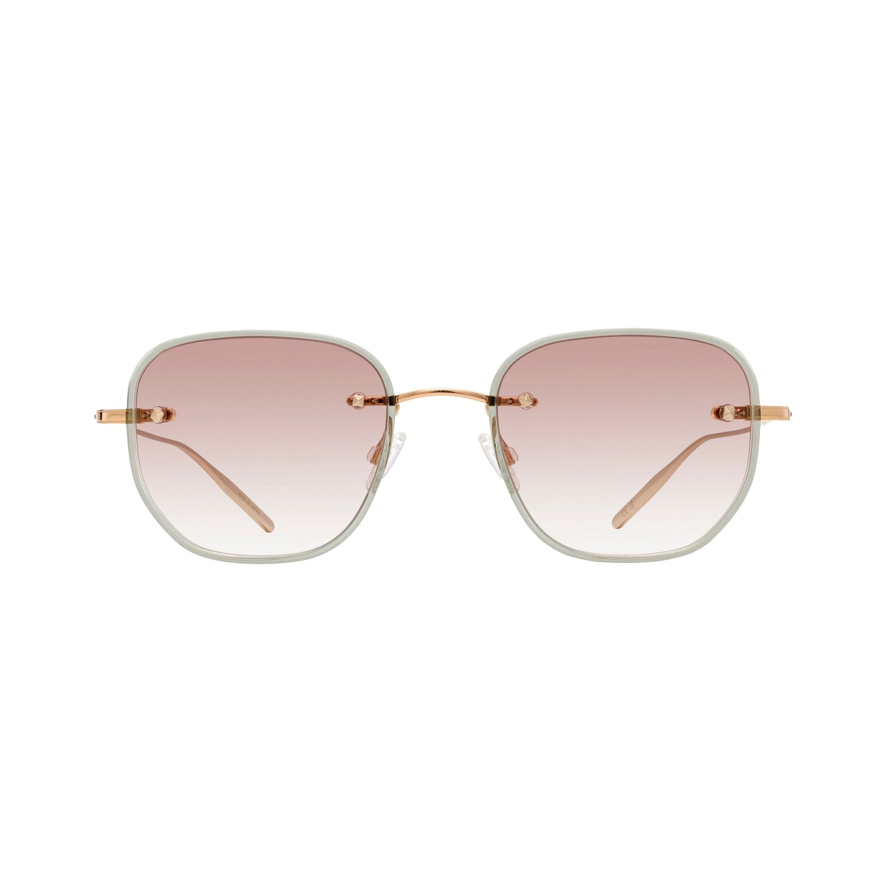 Lunettes de soleil Tyrone - Shiny Dark Green & Brown