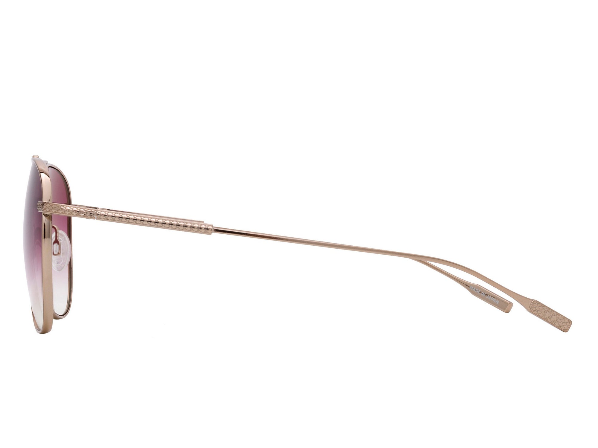 Sunglasses Trask - Shiny Rose Gold & Gradient Bordeaux