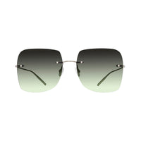 Lunettes de soleil Sharona - Shiny Palladium & Gradient Green
