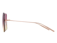 Sunglasses Sharona - Shiny Rose Gold & Bordeaux