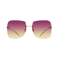 Lunettes de soleil Sharona - Shiny Rose Gold & Bordeaux