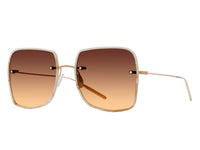 Sunglasses Sharona - Beige Horn & Gradient Brown