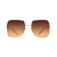 Lunettes de soleil Sharona - Beige Horn & Gradient Brown