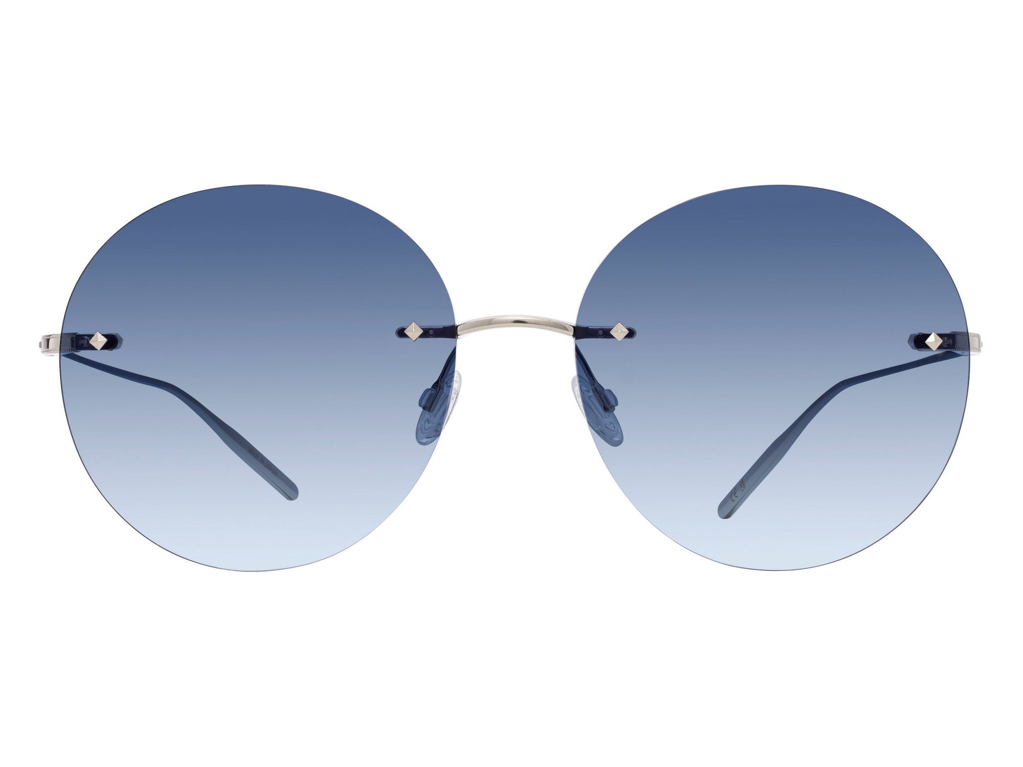 Sunglasses Rigby - Shiny Palladium & Blue