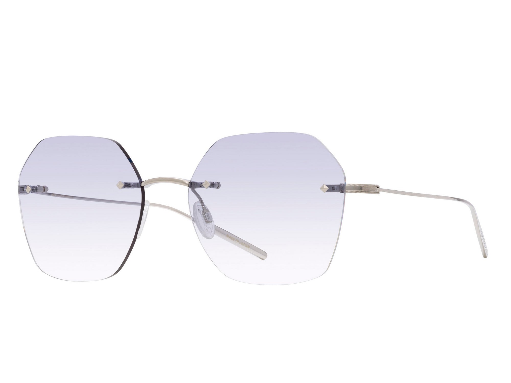 Sunglasses Rhonda - Shiny Palladium & Blue