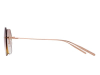 Sunglasses Rhonda - Shiny Rose Gold & Brown