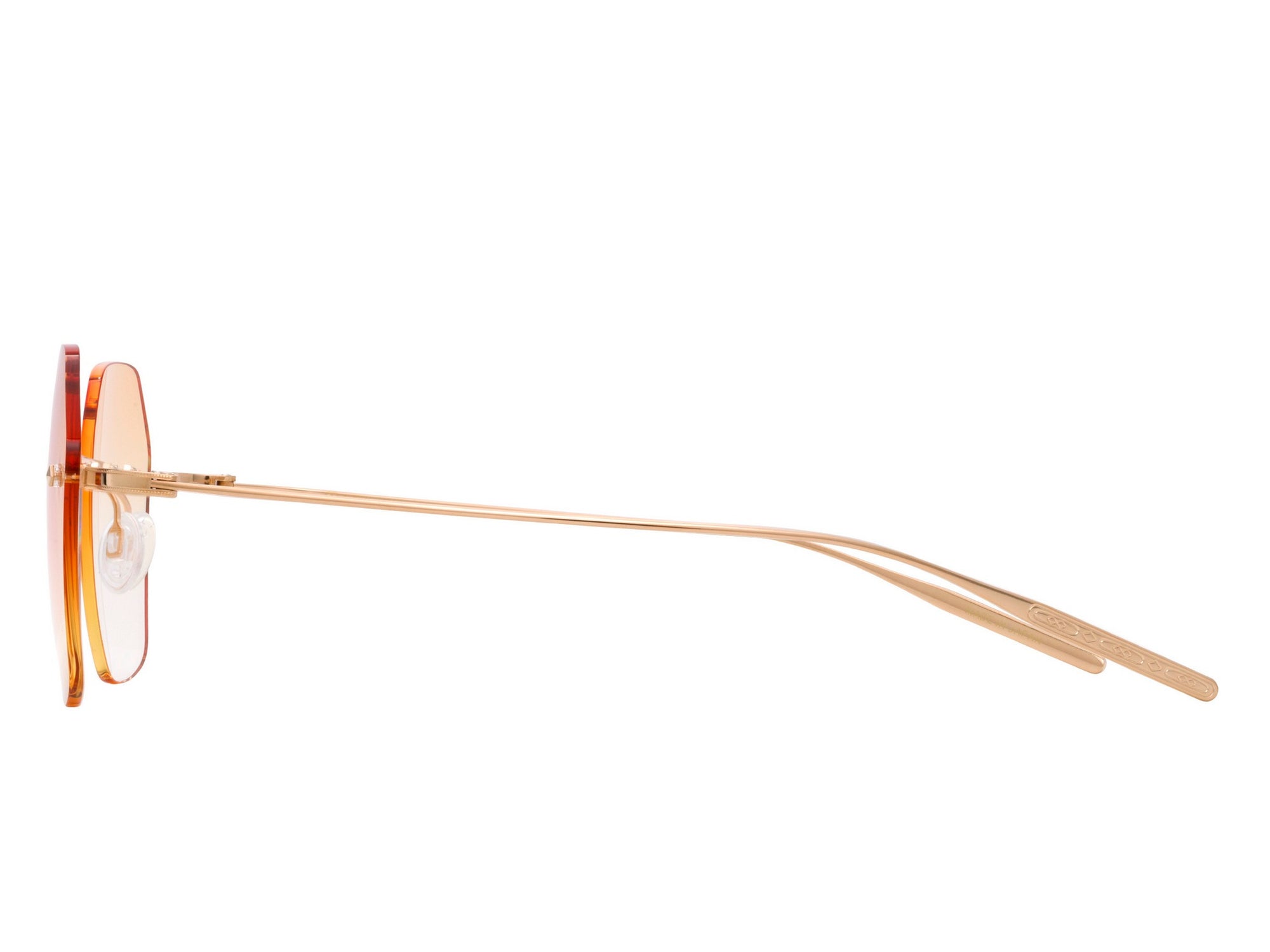 Sunglasses Rhonda - Shiny Endura Gold & Bordeaux