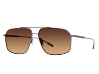 Sunglasses Renzo - Shiny Light Ruthenium & Brown Polarized