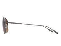 Sunglasses Renzo - Shiny Light Ruthenium & Brown Polarized