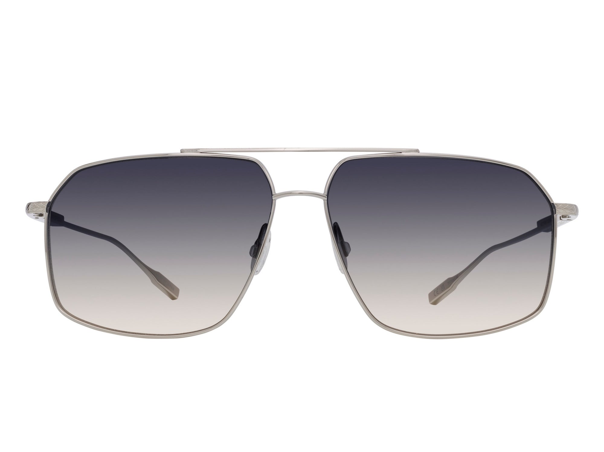Sunglasses Renzo - Shiny Palladium & Brown