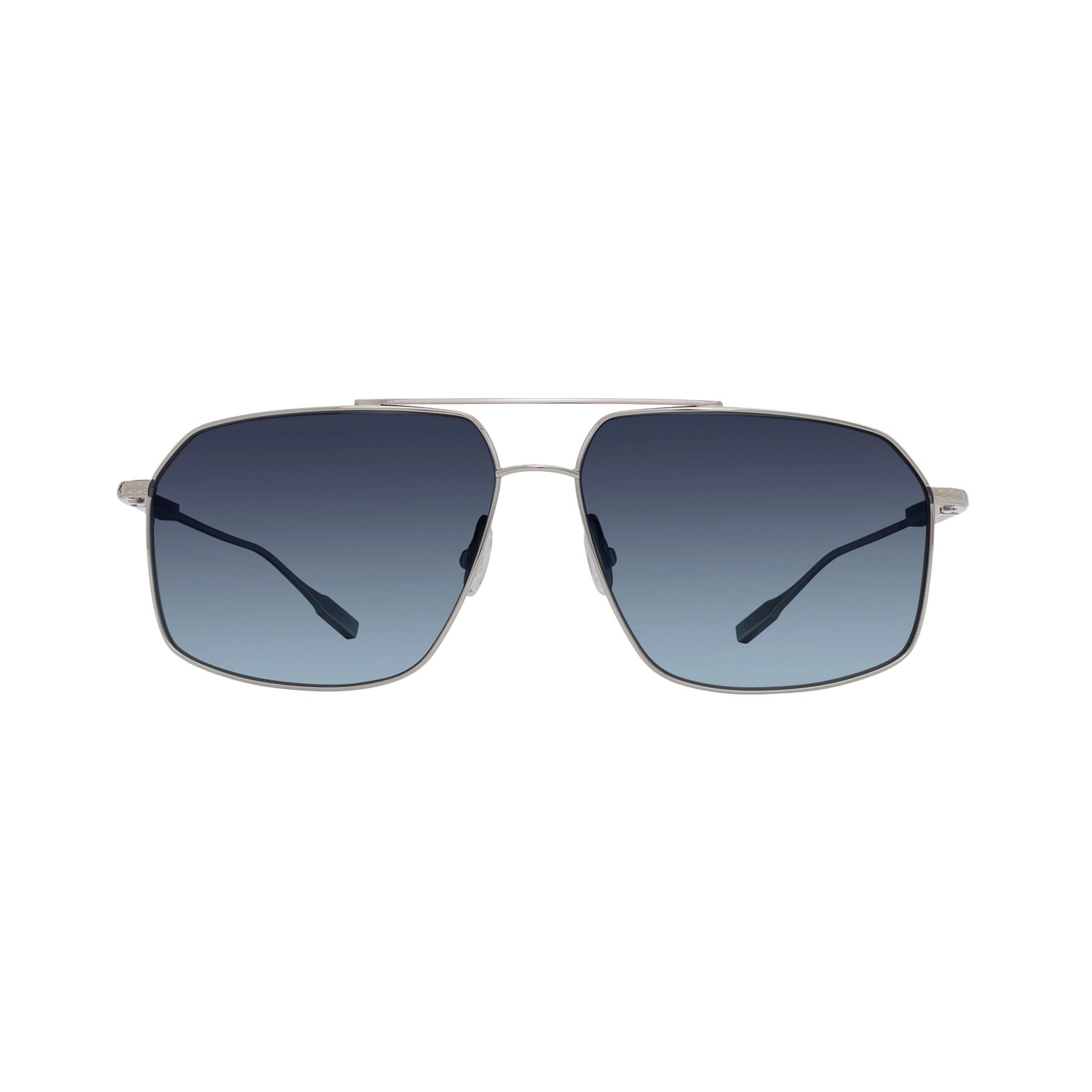 Lunettes de soleil Renzo - Shiny Palladium & Blue Mirror