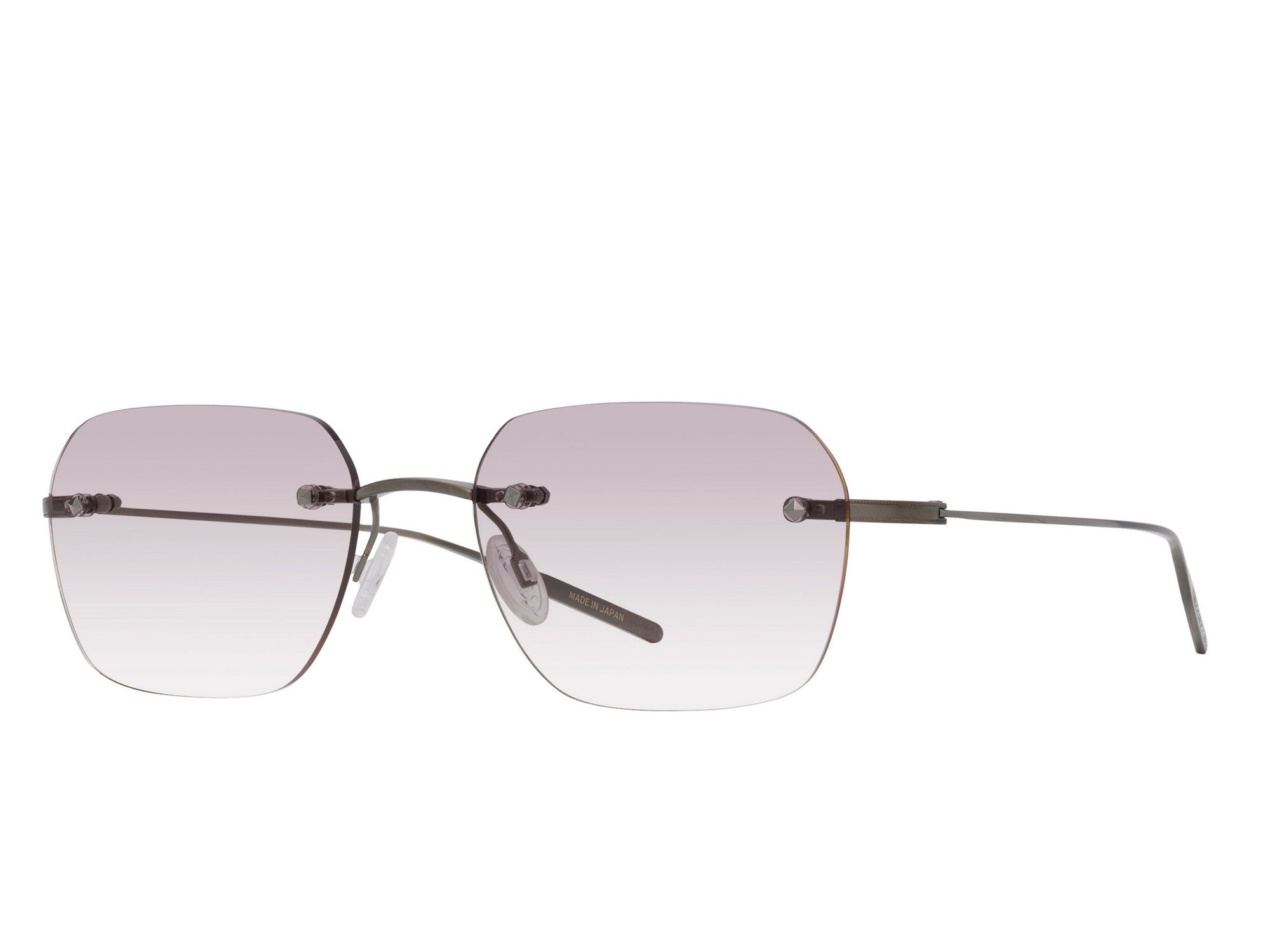 Sunglasses Louie - Shiny Light Ruthenium & Smoke