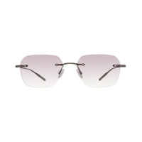Lunettes de soleil Louie - Shiny Light Ruthenium & Smoke