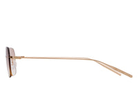Sunglasses Louie - Shiny Endura Gold & Brown