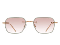 Sunglasses Louie - Shiny Dark Green & Brown