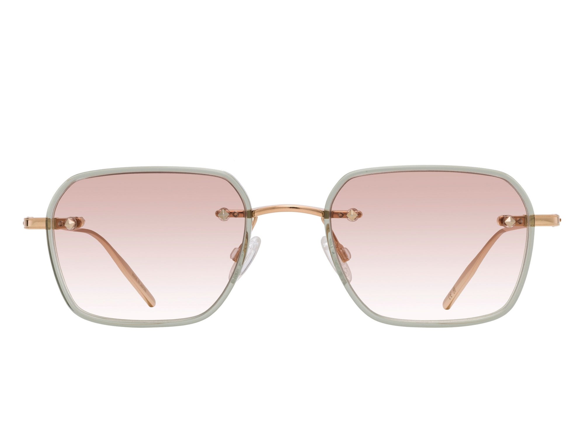 Sunglasses Louie - Shiny Dark Green & Brown