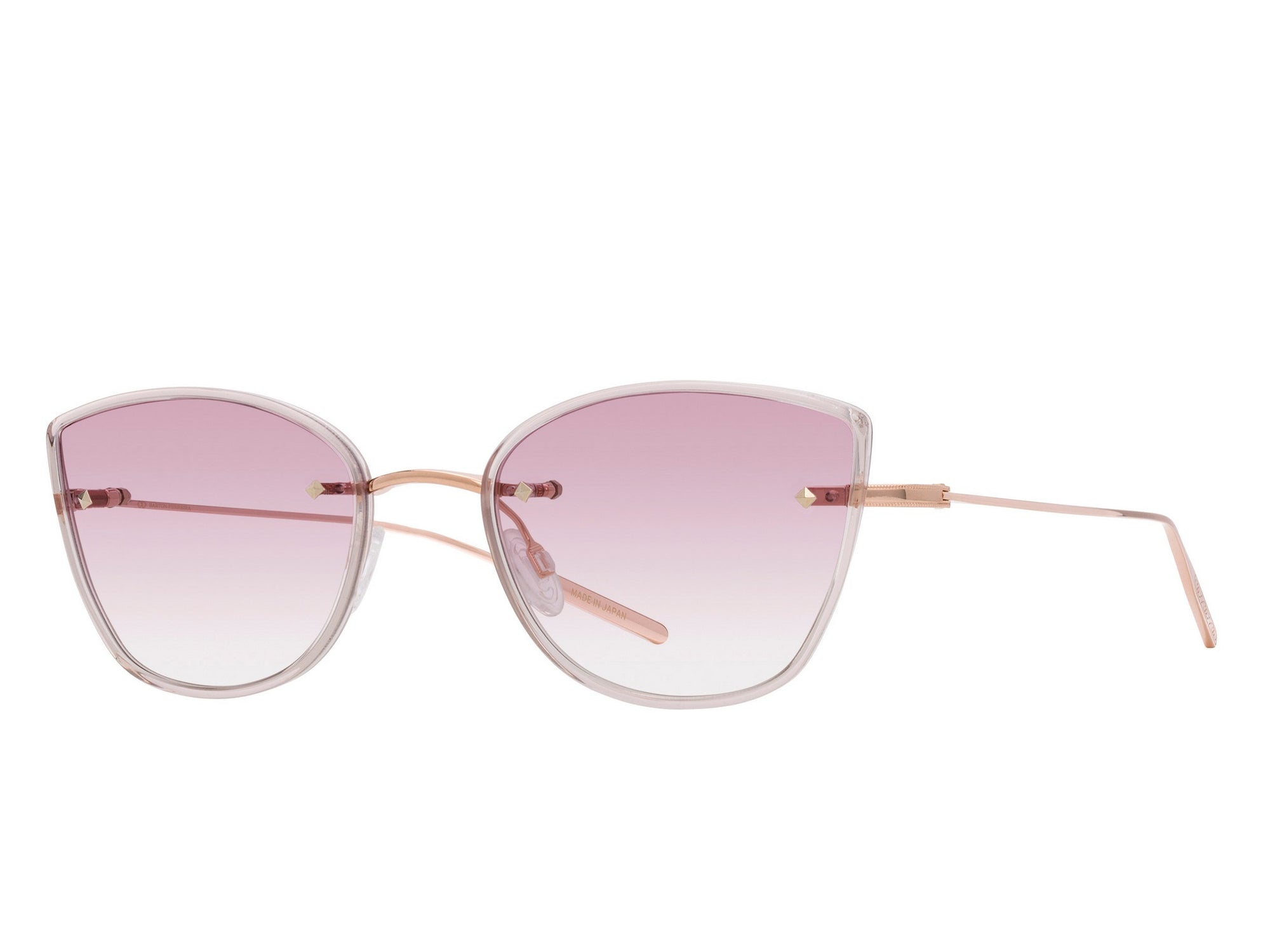 Sunglasses Brandy - Shiny Pink & Bordeaux